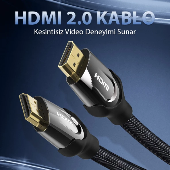 Vention 3m Hdmi Kablo Full Hd Görüntü 4K Premium 6922794718722 - 2