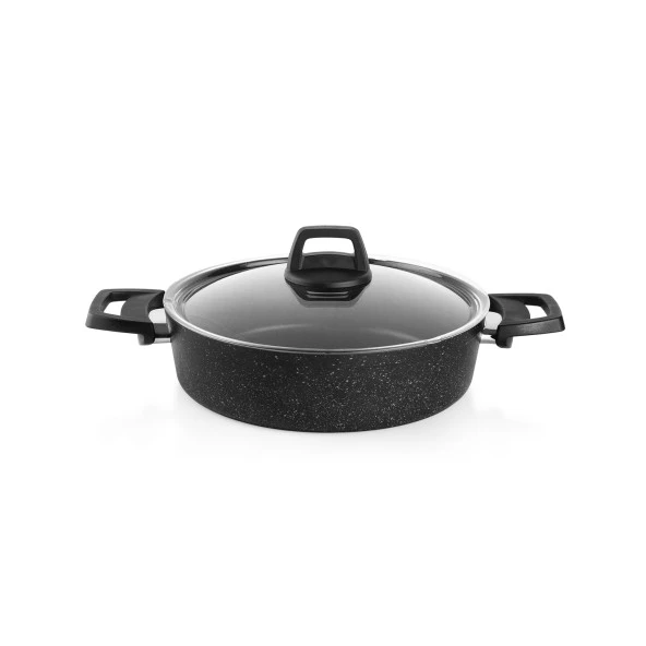 Schafer Black Stone Tencere Seti 7 Parça-Siyah - 5