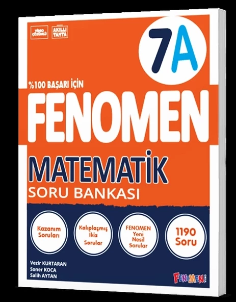FENOMEN YAYINLARI 7 Matematik A Soru Bankası