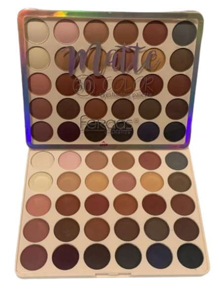 Feraas Cosmetics Matte 30 lu Göz Farı Renk Paleti