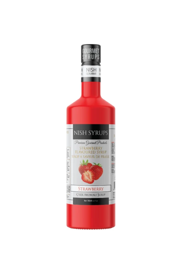Nish Fındık Çilek Çikolata Şurupları 3 x 700 ml - 4