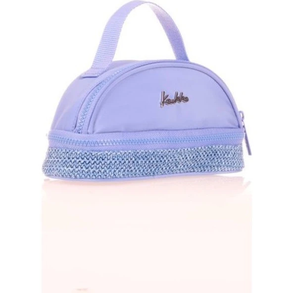 KAUKKO CRESCENT WICKER KALEM ÇANTASI (SOFT FLORAL) - Resim 2