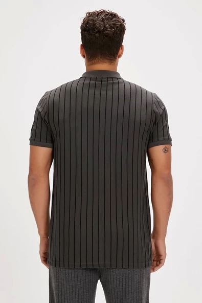 Bad Bear Theo Asphalt Men's Poloneck T-Shirt - 5