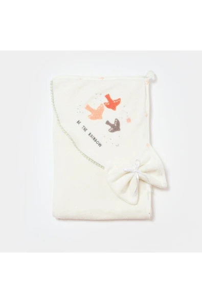 Tiny Birds Bebek Havlusu 85x90 Cm 66447