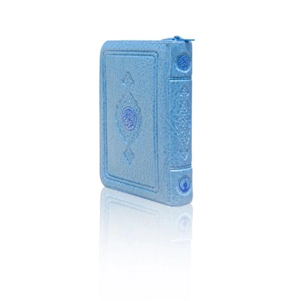 HAYRAT CEP MAVİ KURANI KERİM FERMUARLI KR0069