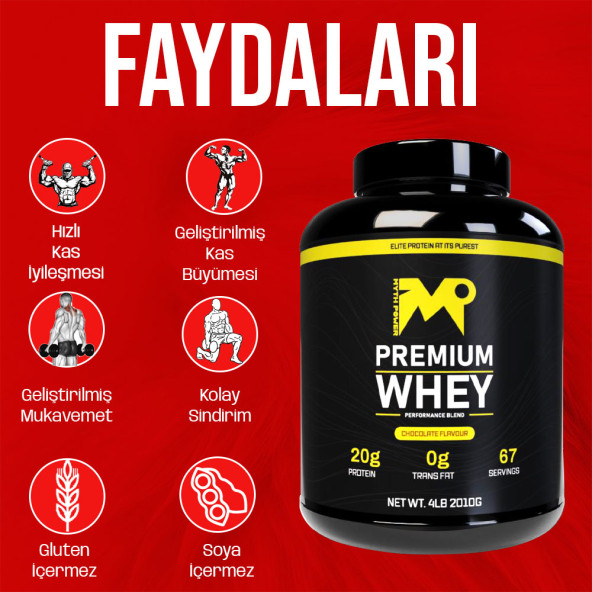Mythpower Whey Protein Tozu 2010 gr 67 Servis Çilek Aromalı (PROTEİN SENTEZİ) Shaker 600 ml - 1