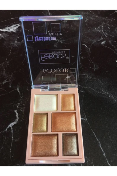 Feraas Cosmetics Eyeshadow Göz far paleti 6 lı no:04.01