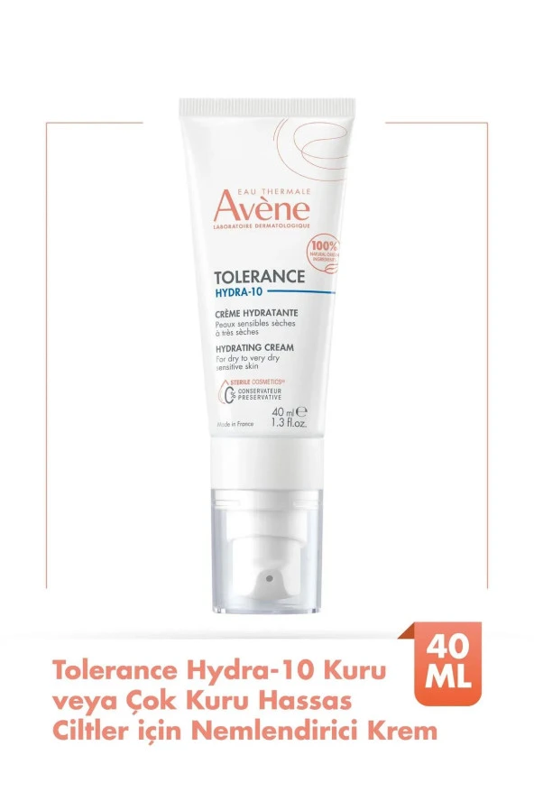 Avene Tolerance Hydra-10 Hydrating Cream 40 ml