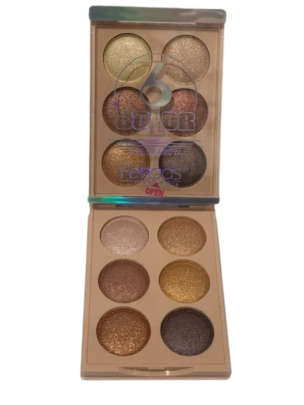 Feraas Cosmetics Eyeshadow Göz far paleti 6 lı no:02.03