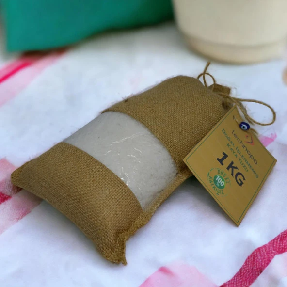 TECHNOPA DOĞAL İŞLENMEMİŞ TANE KRİSTAL KAYA TUZU 1KG - 2