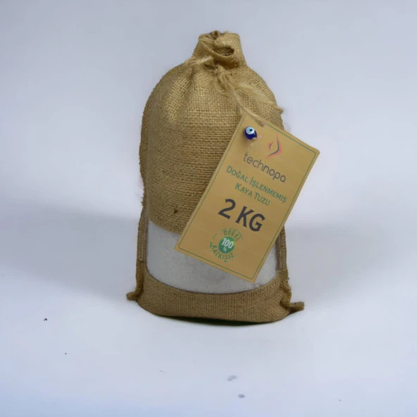 Technopa Doğal İşlenmemiş Tane Kristal Kaya Tuzu 2Kg - 4