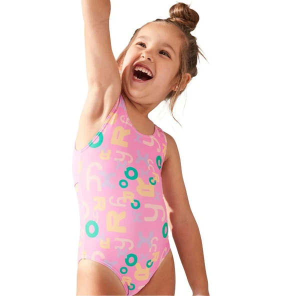 Roxy ERLX103093 Funny Bambino One Piece Kız Çocuk Mayo