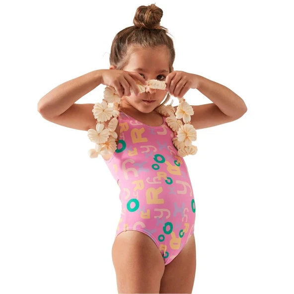 Roxy ERLX103093 Funny Bambino One Piece Kız Çocuk Mayo - 2
