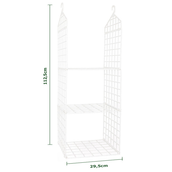 Balatlı Dolap Içi Düzenleyici Plastik Raf Organizer - 2