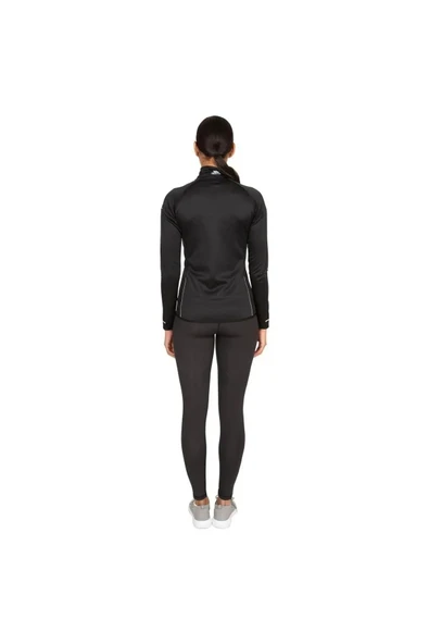 Trespass FATOLSTR0011-BLK Evie - Female Active Full Zip Top Tp75 Kadın Softshell Ceket - Resim 3