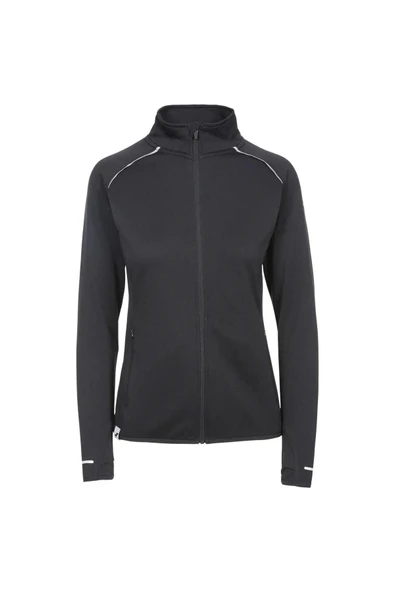 Trespass FATOLSTR0011-BLK Evie - Female Active Full Zip Top Tp75 Kadın Softshell Ceket