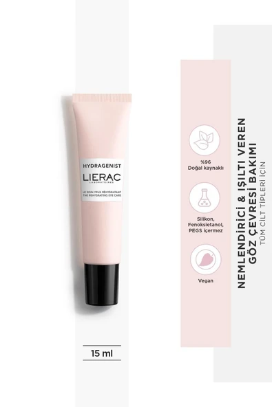 LİERAC PARİS HYDRAGENİST REHYDRATİNG EYE CARE IŞILTI VEREN YAŞLANMA KARŞITI GÖZ ÇEVRESİ KREMİ 15 ML