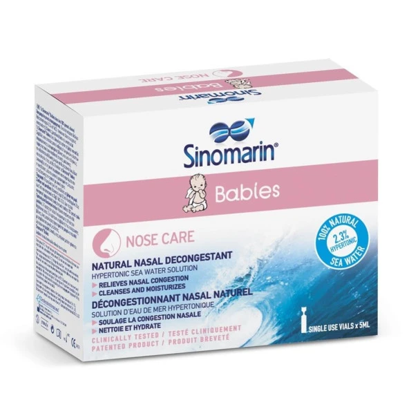 Sinomarin Babies Bebekler İçin Deniz Suyu 5 ml x 18 Flakon