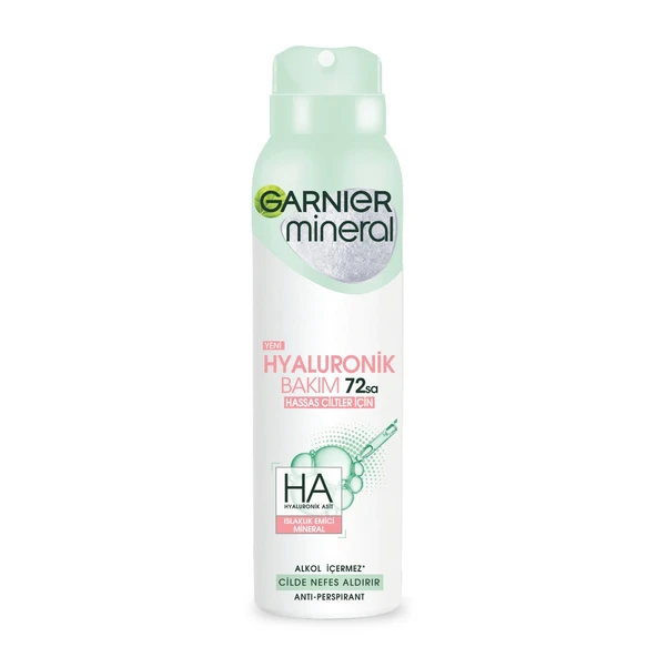 Garnier Mineral Hyaluronik Bakım Sprey Deodorant 150 ml