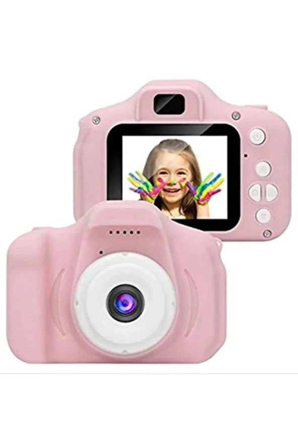 Dijital Fotoğraf Makinesi Çocuk Mini 1080p Hd Kamera Selfie cocukfoto 91x