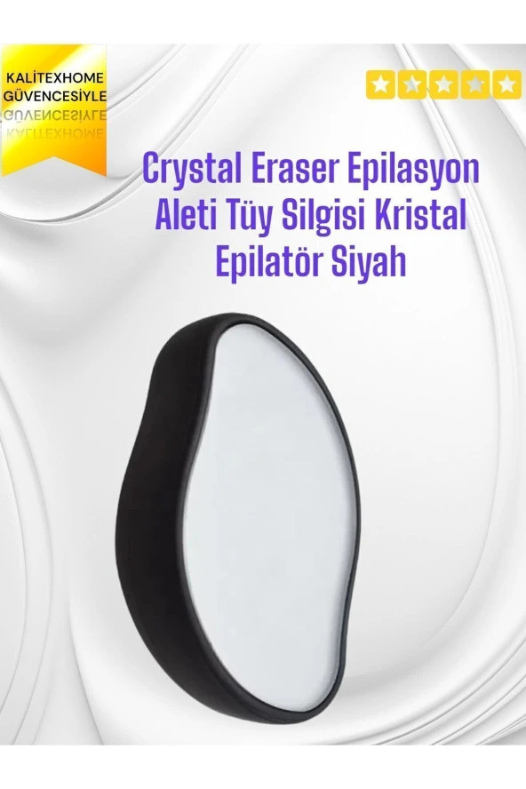 Crystal Eraser Epilasyon Aleti Tüy Silgisi Kristal Epilatör Siyah