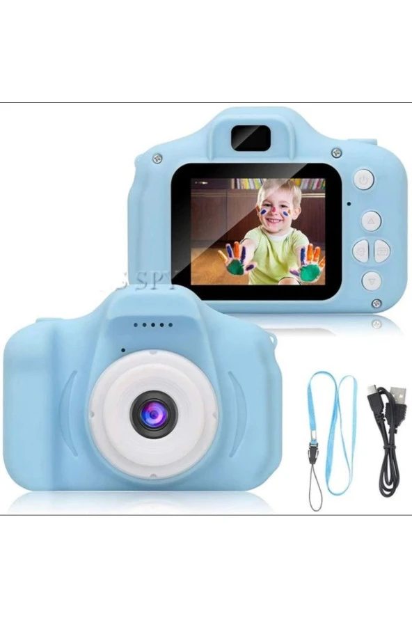 Dijital Fotoğraf Makinesi Çocuk Mini 1080p Hd Kamera Selfie cocukfoto 91x
