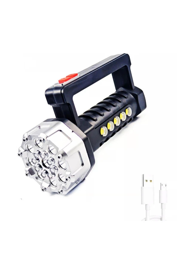 El Feneri? Şarjli 17led+5cob Led Ranchi Rc-3030