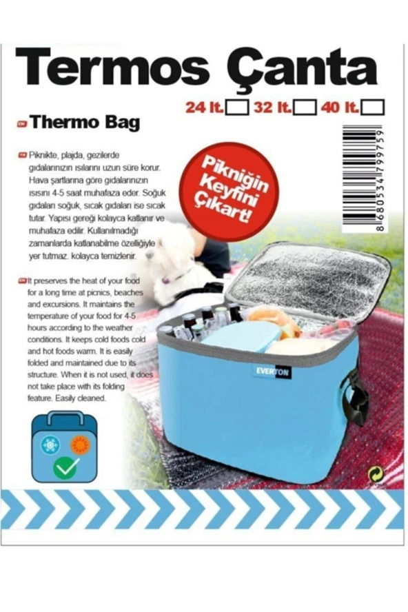 Termal Çanta A Kalite Kamp Için 40 Litre Termos Sırt Çantası Buzluk - 3