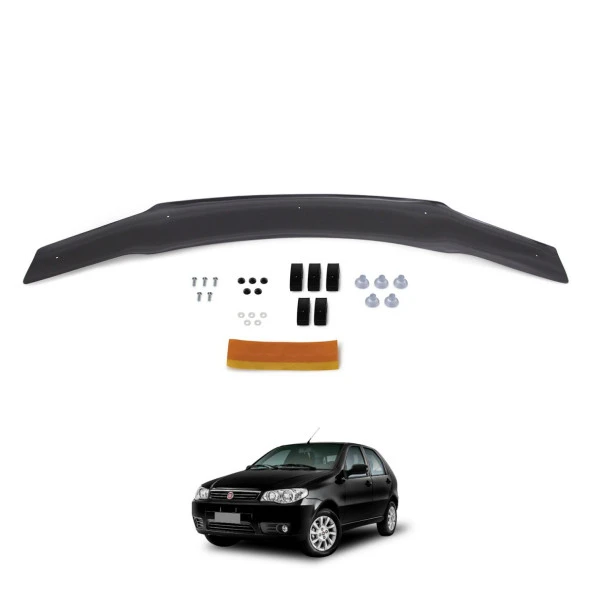 Fiat Albea 2005 2006 2007 2008 2009 2010 2011 2012 4MM Kaput Koruyucu Rüzgarlığı - Resim 2