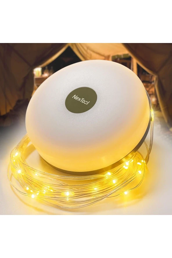 Kamp Iambası Işıkları Led, 5 Aydınlatma Mod lu Dış Mekan Led Işıklar, Dayanıklı ve Su Geçirmez