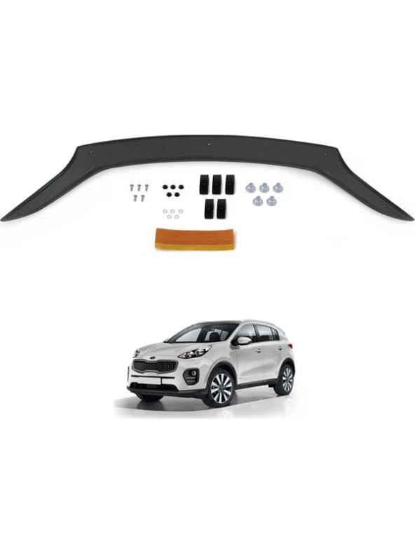 SPORTAGE 4MM  KAPUT KORUYUCU RÜZGARLIĞI 2016 2017 2018 2019 2020 2021 - Resim 4