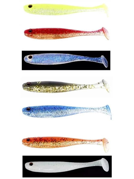 Major Craft Stabi Shad Slim 9cm Silikon Balık STB-SLIM 3.5" 4 Adet