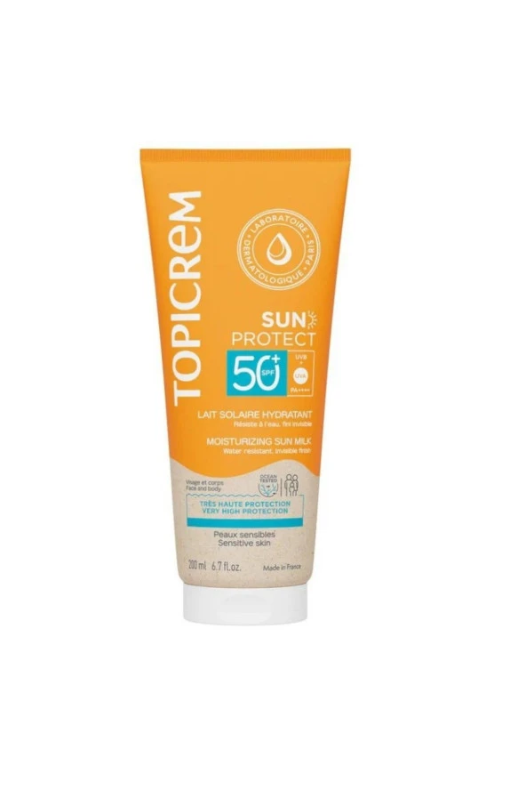 TOPİCREM SUN PROTECT MOİSTURİZİNG SUN MİLK SPF50+ 200 ML