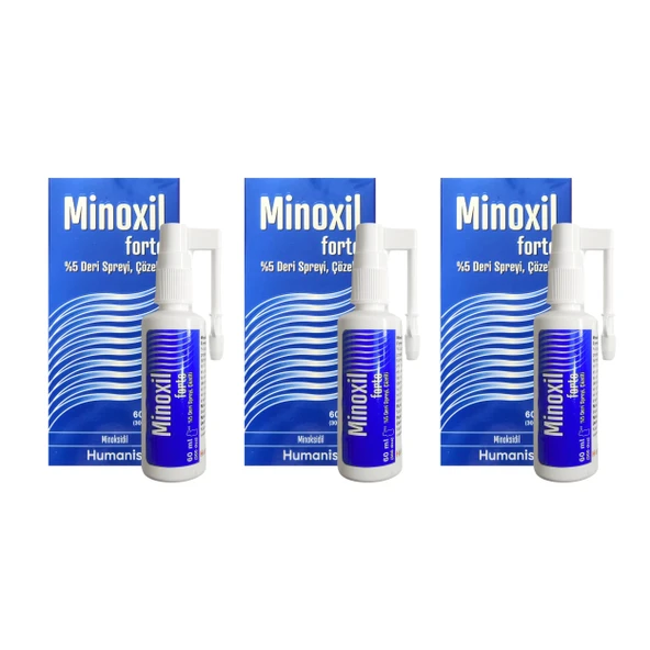 MİNOXIL FORTE %5 SPREY 60 ML( 3ADET) - 1