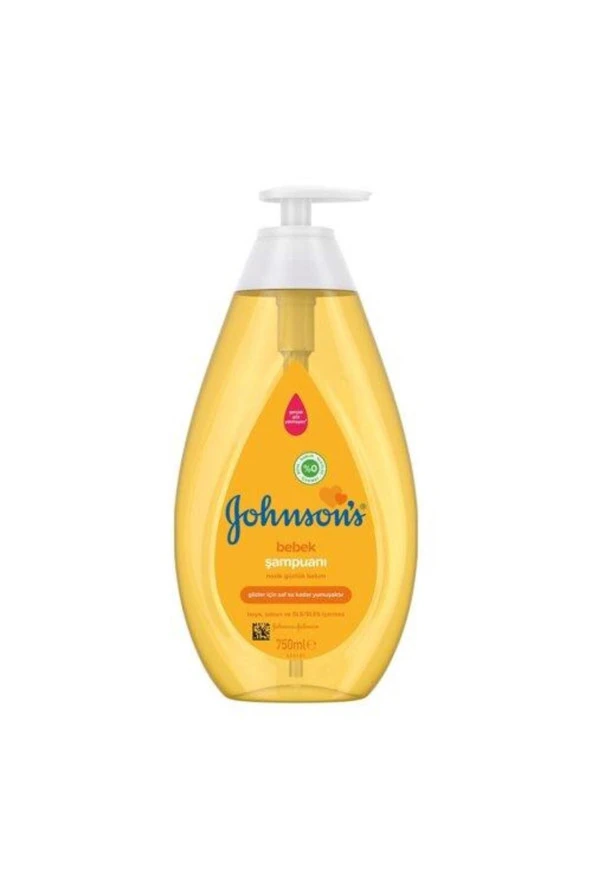 Johnson's Saç Şampuanı & Klasik Göz Yakmayan Hassas Saçlar Ve Bebekler Için 750ml