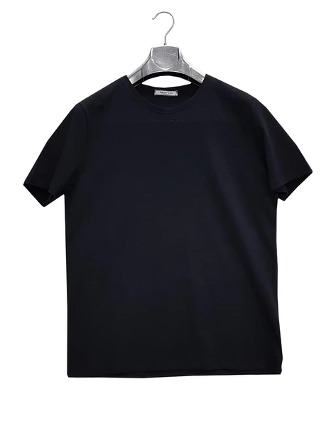Troy Sıfır Yaka Slim Fit Kısa Kol Erkek Tişört 6705