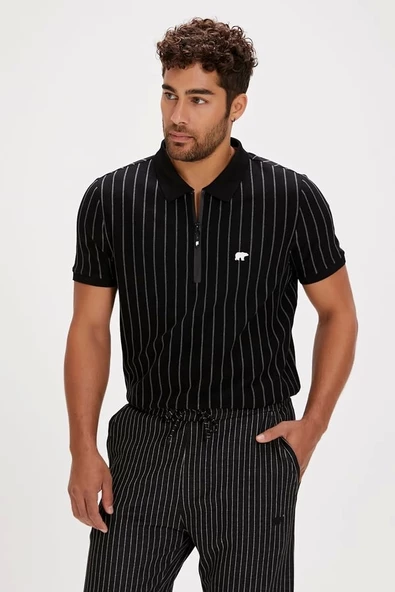 Bad Bear Theo Night Men's Poloneck T-Shirt - 3