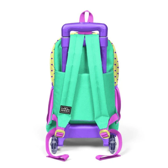 Coral High Büyük Boy Çekçekli Sırt Çantası Köpek Desenli 23952 - 6