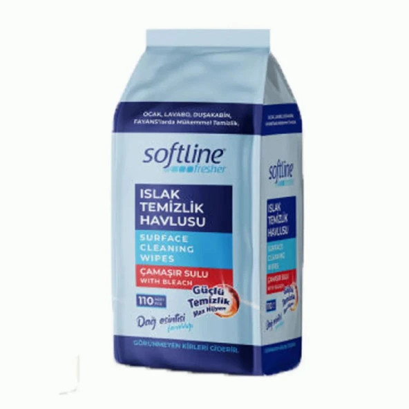 Softline Yüzey Havlusu 100'lü Çamaşır Sulu
