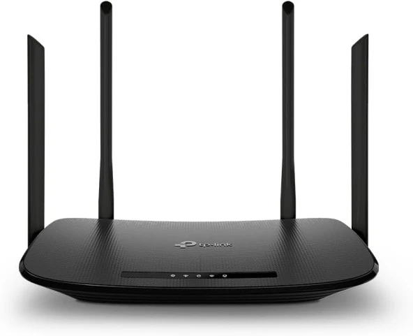 Archer VR300, AC1200 Mbps, 4 Ethernet Portu ve 4 Harici Anten, Tether Uygulaması ile Kolay Kurulum, Dual-Band Fiber Destekli Wi-Fi 5 VDSL/ADSL Modem Router