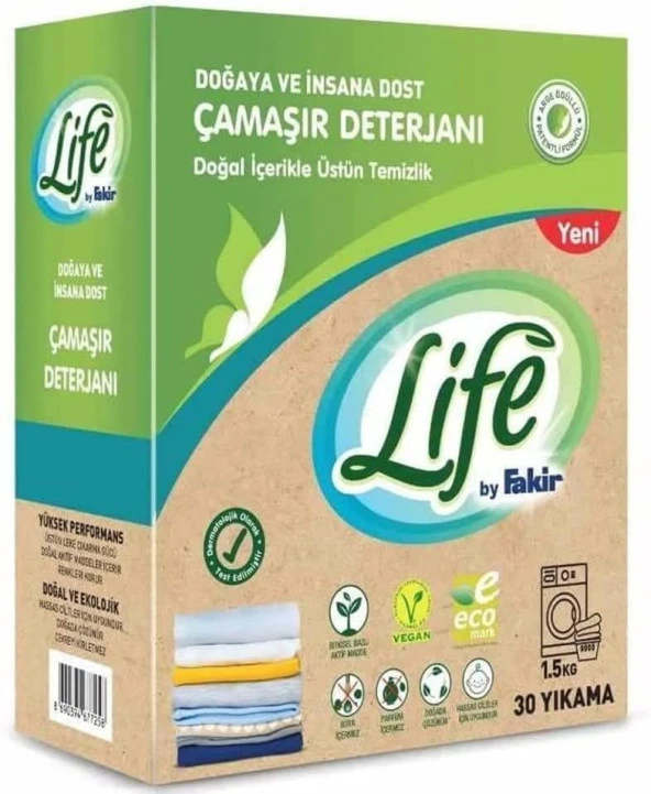 Doğal Toz Çamaşır Deterjanı 1,5 Kg (30 yıkama)