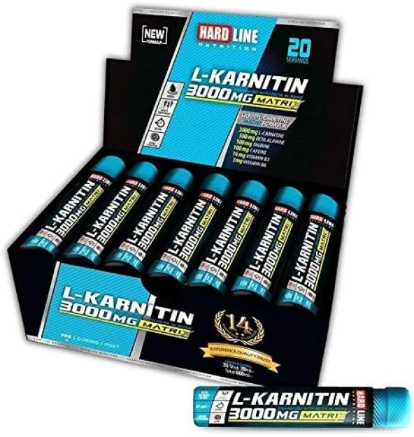 L-Karnitin Matrix 3000 Mg 20 Ampül - Limon