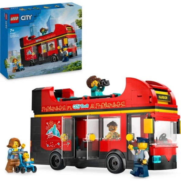 LEGO® City Kırmızı İki Katlı Gezi Otobüsü 60407 (384 Parça)