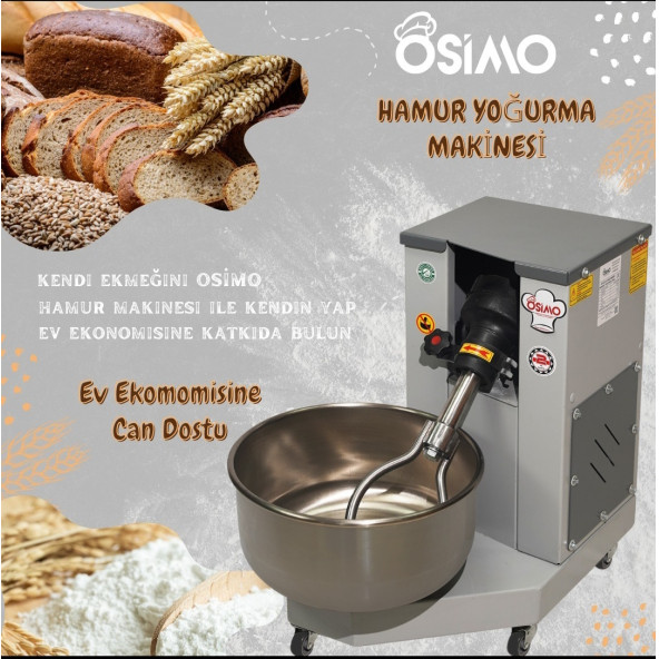 OSİMO 5KG KLASİK HAMUR YOĞURMA MAKİNASI