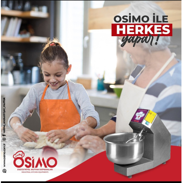 OSİMO 5KG KLASİK HAMUR YOĞURMA MAKİNASI - 2