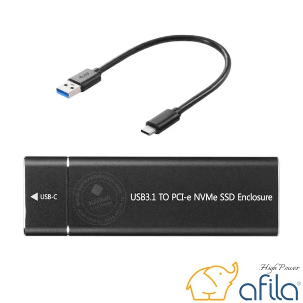 Usb 3.1 Type-C To Pci-e Express Nvme Ssd M.2 M-key Hard Disk Kutusu M2 / Çevirici