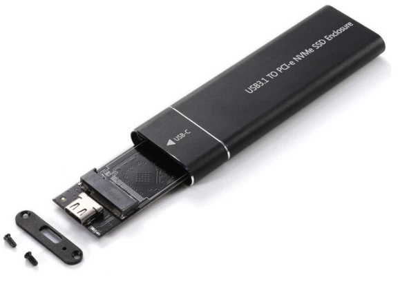 Usb 3.1 Type-C To Pci-e Express Nvme Ssd M.2 M-key Hard Disk Kutusu M2 / Çevirici - 3