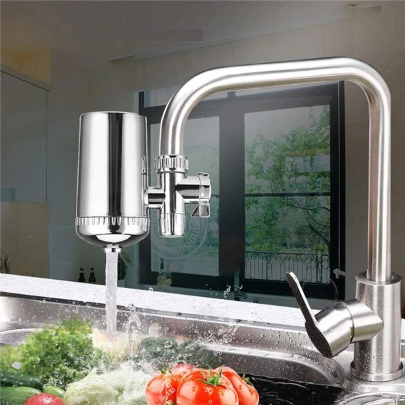 SUPPLY Mutfak musluk su filtresi, musluk su arıtma cihazı musluk suyu arıtıcısı kloru Azaltır koku kaldırır