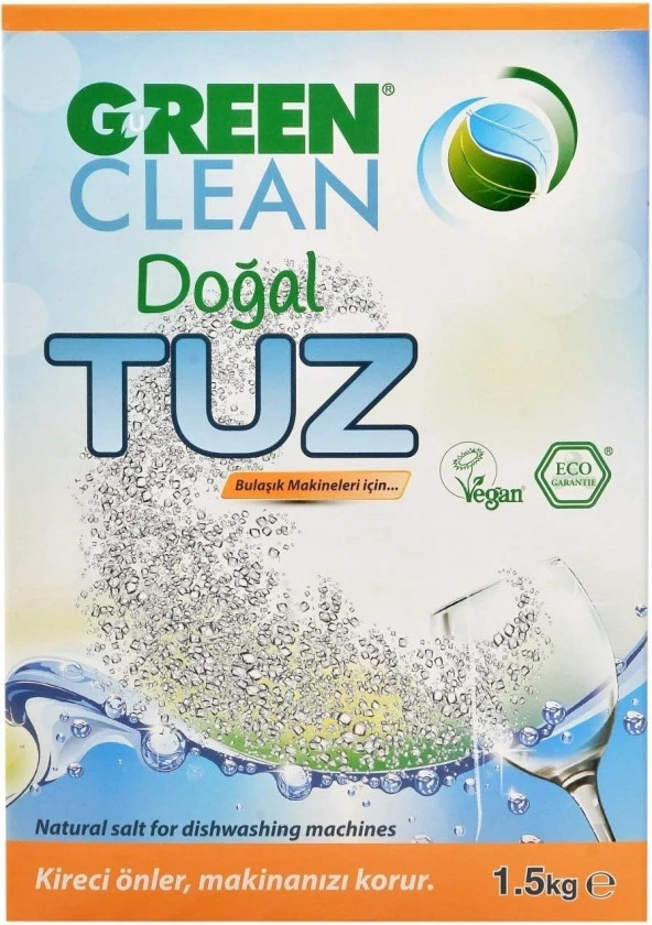 Green Clean Bitkisel Bulaşık Makinesi Tuz 1,5kg.