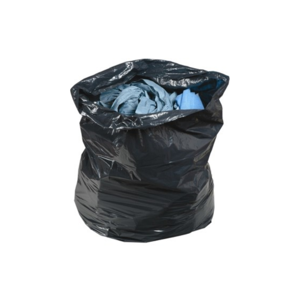 Kalın Çöp Torbası 10'lu Boy 350 gr X 1 Rulo Siyah Çöp Poşeti 80x110 Cm Jumbo Endüstriyel Çöp Torbası - 3